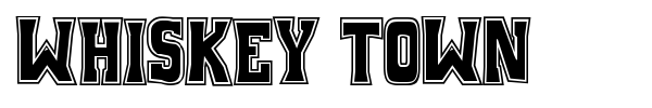 Whiskey Town font preview